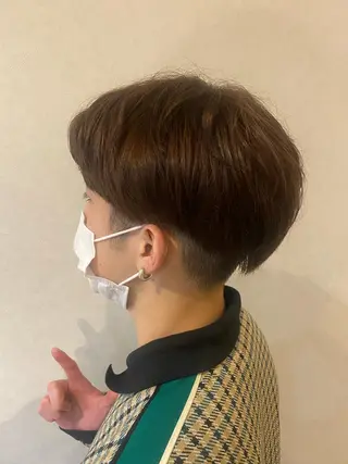 ショート カラー メンズ 溜 一太のヘアスタイル