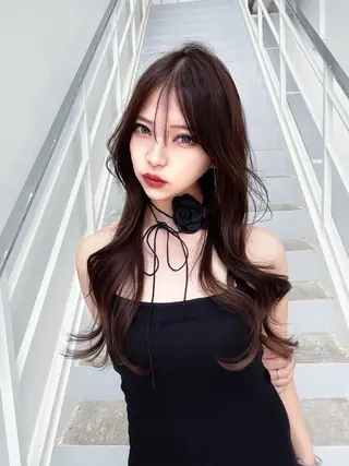 ロング カラー 韓国ヘア/髪質改善 TAKAHIROのヘアスタイル