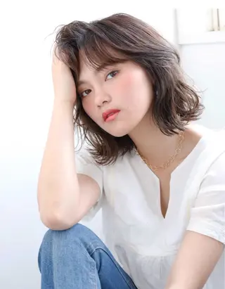 ミディアム 🍊千葉 未来🍊店長のヘアスタイル