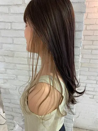 ロング カラー 韓国ヘア/艶カラー /田中悠佑のヘアスタイル