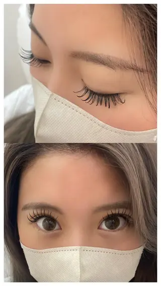 マツエク・マツパ le'a   first 東梅田店所属・Lea'first HONOKAのマツエク・マツパデザイン