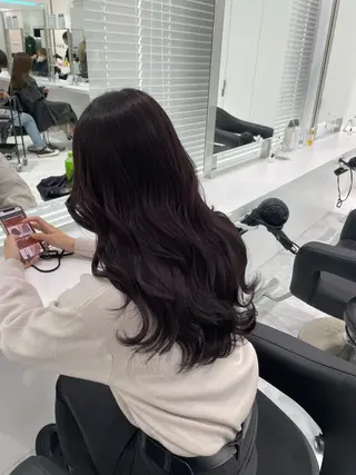 セミロング 髪質改善/ハイトーン /新宿/Takutoのヘアスタイル