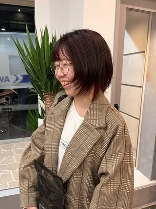 ミディアム カラー dogstar小林諒 レイヤー/パーマのヘアスタイル