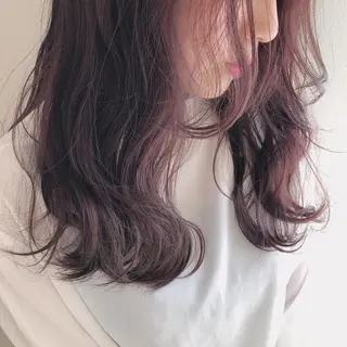 ロング カラー 似合わせ.ﾍｱｾｯﾄ 得意🌹井上美沙のヘアスタイル