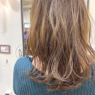 セミロング カラー ヘアアレンジ 【ダメージレス施術】 【透明感】北村 拓也のヘアスタイル