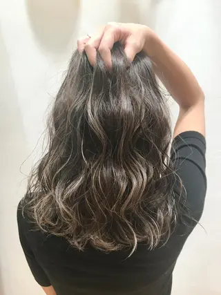 ミディアム カラー メンズカット特化柏駅 徒歩3分LOUのヘアスタイル