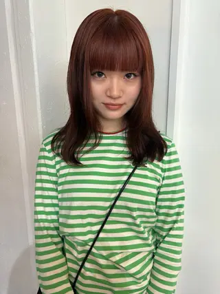 ミディアム カラー ichika/天神 /parc hairのヘアスタイル