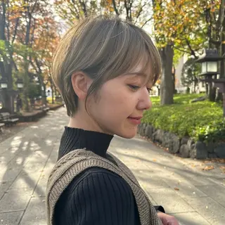 ショート taiga レイヤー /髪質改善/矯正🌈のヘアスタイル