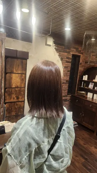 カラー Calbari 鎌田美歩のヘアスタイル