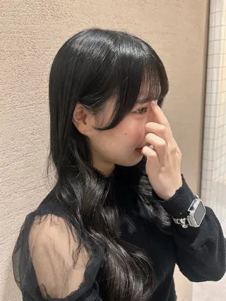 ロング カラー SALOWIN 新宿三丁目me+所属・レイヤー/ボブ/ パーマ/HARUKAのヘアスタイル