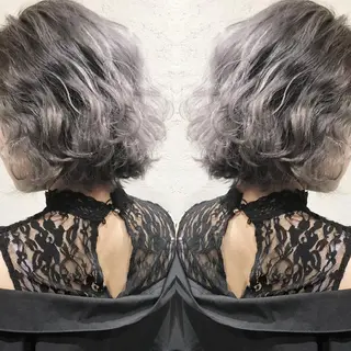 ショート カラー 竹内啓太 ボブのヘアスタイル