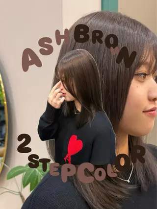 カラー 松岡 茉和のヘアスタイル