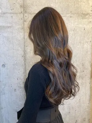 ロング カラー 横浜美容室／暖色系 michika🌹のヘアスタイル