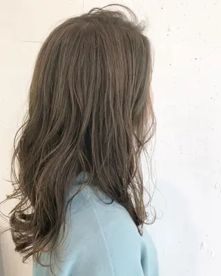 ロング カラー パーマ Amber所属・山形 光輪子のヘアスタイル