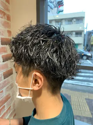 パーマ メンズ 森川 力のヘアスタイル