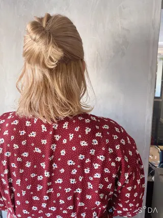 ショート カラー ヘアアレンジ stylist/蛯谷 珠里のヘアスタイル