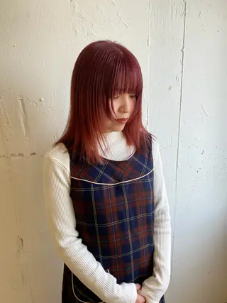 カラー YUMA🪽 /ボブ/レイヤーのヘアスタイル