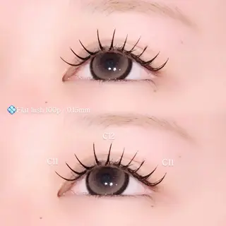 マツエク・マツパ Konoka 𐙚⸝⸝꙳のマツエク・マツパデザイン