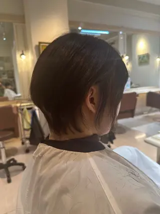 ショート ORANGE POP _HIBIKIのヘアスタイル