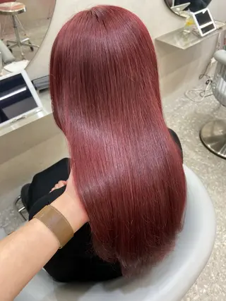 ロング カラー 新宿/韓国ヘア 中明度カラー/かやのヘアスタイル