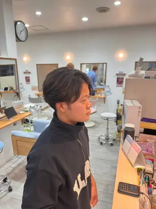 パーマ メンズ elf 麻由奈のヘアスタイル