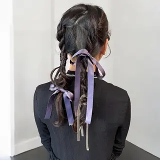 ヘアアレンジ 髪質改善”艶"カラー 🤍Hono🐶のヘアスタイル