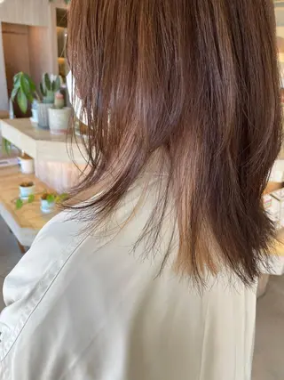 セミロング カラー レイヤーカット/ マリアのヘアスタイル