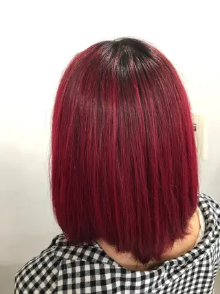 ミディアム カラー XENA表参道 MIKUのヘアスタイル
