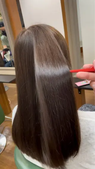 セミロング Hair salon Reve〜レーヴ〜所属・髪質改善・美髪矯正 特化型美容師・北野のヘアスタイル