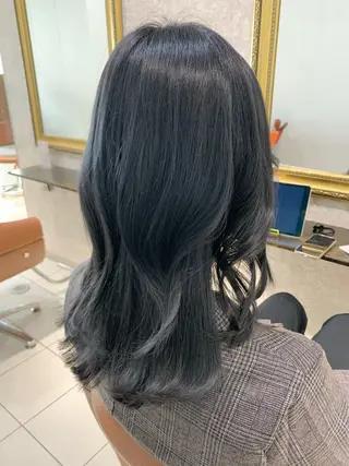 セミロング CHELSEA神戸所属・MORISAKI ✂︎縮毛矯正のヘアスタイル