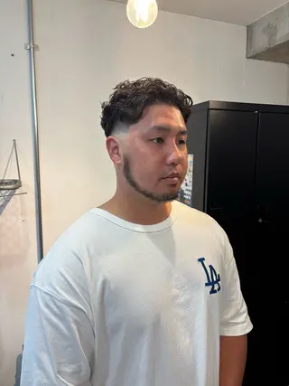 パーマ メンズ 川端 隼平のヘアスタイル