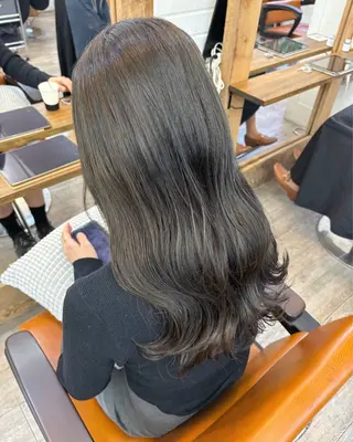 ロング カラー 広島/ヘアセット /ベージュ/わかなのヘアスタイル