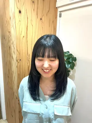 セミロング カラー sem所属・似合わせ/ニュアンス 髪質改善🤍ariのヘアスタイル