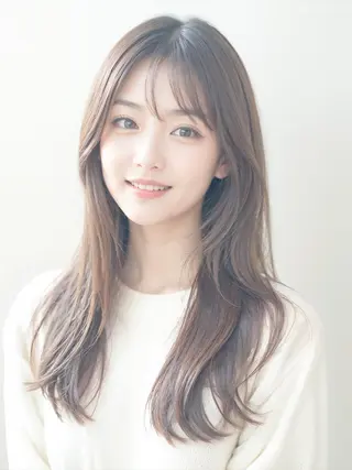 ロング カラー 福井 瑞季のヘアスタイル