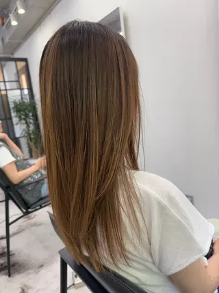 ロング パーマ 國井 廉のヘアスタイル