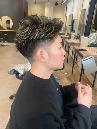 カラー メンズ well高崎上大類店所属・well高崎上大類町 /湯浅泳作のヘアスタイル