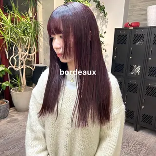 カラー 暖色カラー推し/ トヤエリコのヘアスタイル