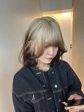 カラー ハイトーン特化 pepe🎀のヘアスタイル