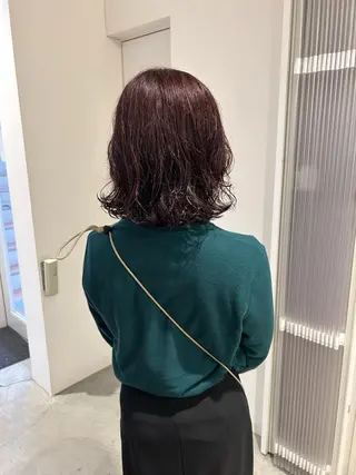 ミディアム カラー 、 、のヘアスタイル