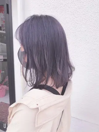 ミディアム Mavie hair所属・髪質改善×潤艶カラー ⭐️岡田崇彰のヘアスタイル