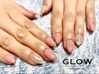 ロング ネイル NAIL SALON GLOWのネイルデザイン