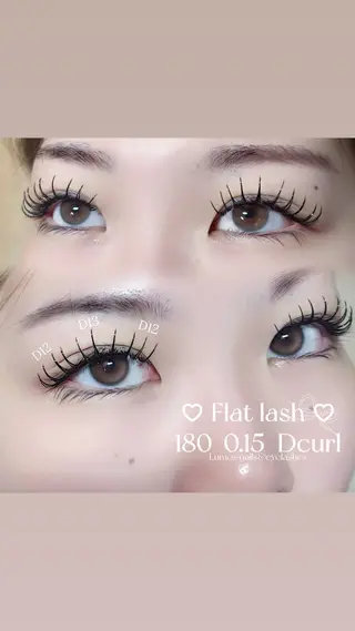 マツエク・マツパ Lumos sakura🎀🔗のマツエク・マツパデザイン