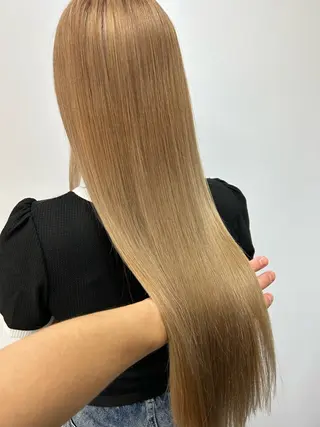 ロング カラー 下妻 カラーエクステ難波のヘアスタイル
