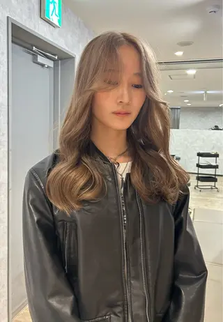 ロング 最新ケアカラー 髪質改善YUTOのヘアスタイル