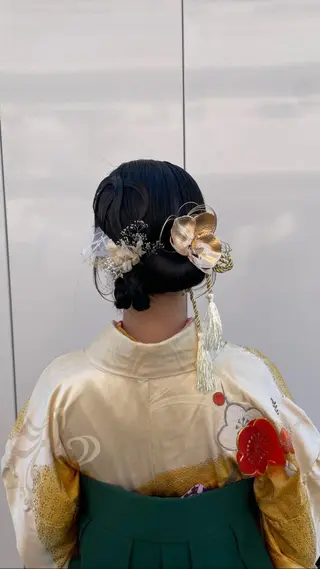 ヘアアレンジ 髪質改善/似合わせ カラー/レイヤーのヘアスタイル