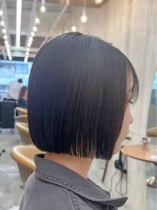 ショート カラー 髪質改善✨縮毛矯正 ショートボブ/ともきのヘアスタイル