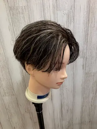 カラー メンズ メンズ特化カットパー マカラー坂田柊のヘアスタイル