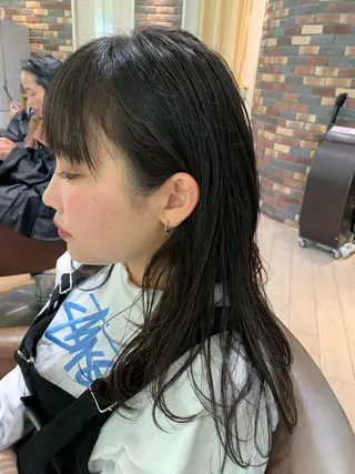 セミロング カラー パーマ ヘアアレンジ メンズパーマ特化🔥 ツイスパ/シャドウのヘアスタイル