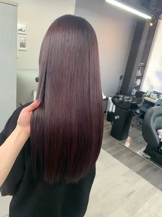 ロング カラー 坂井 水菜美のヘアスタイル