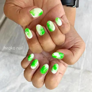 ミディアム ネイル hiroko nailのネイルデザイン